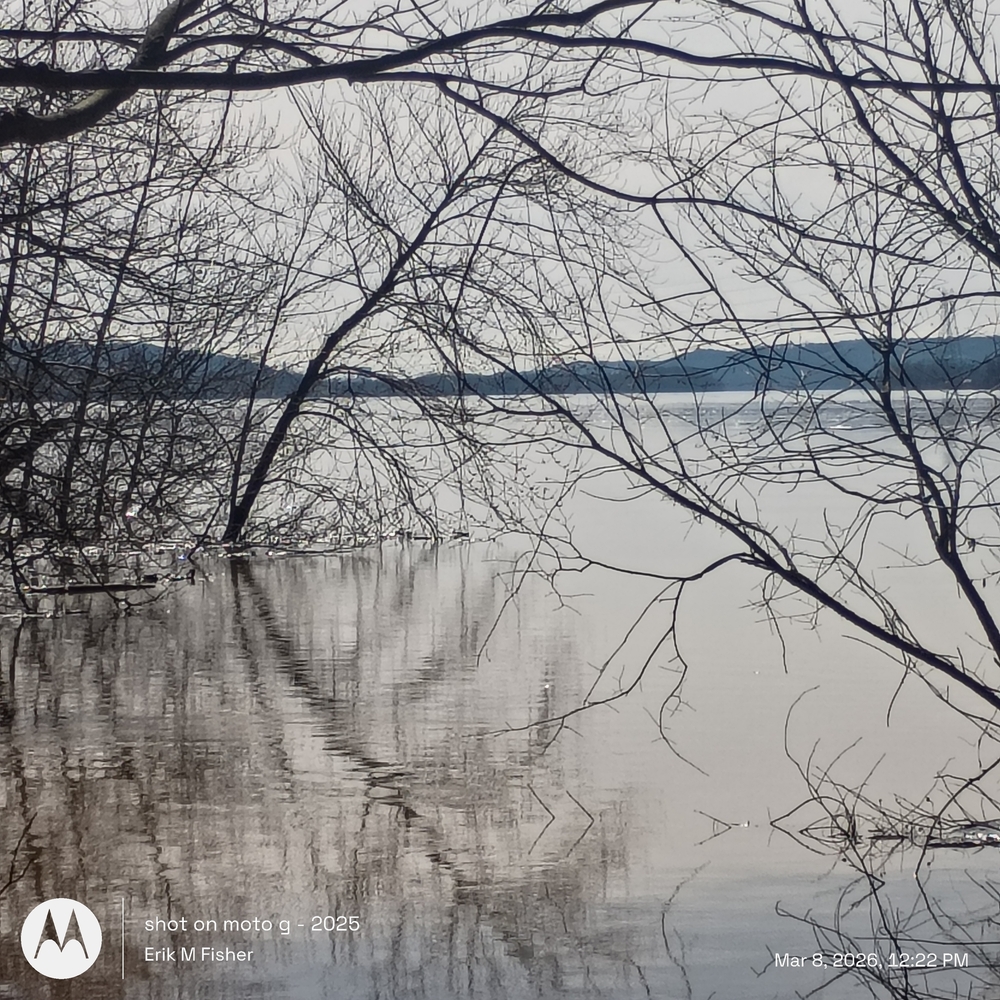 Tranquil Lake Reflection Photography Print